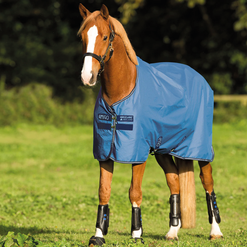Horseware Amigo Hero 900 50g Turnout Rug - Colony Blue/Gunmetal/Bluebell -1